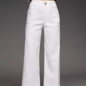 Maeve for Anthropologie white pants